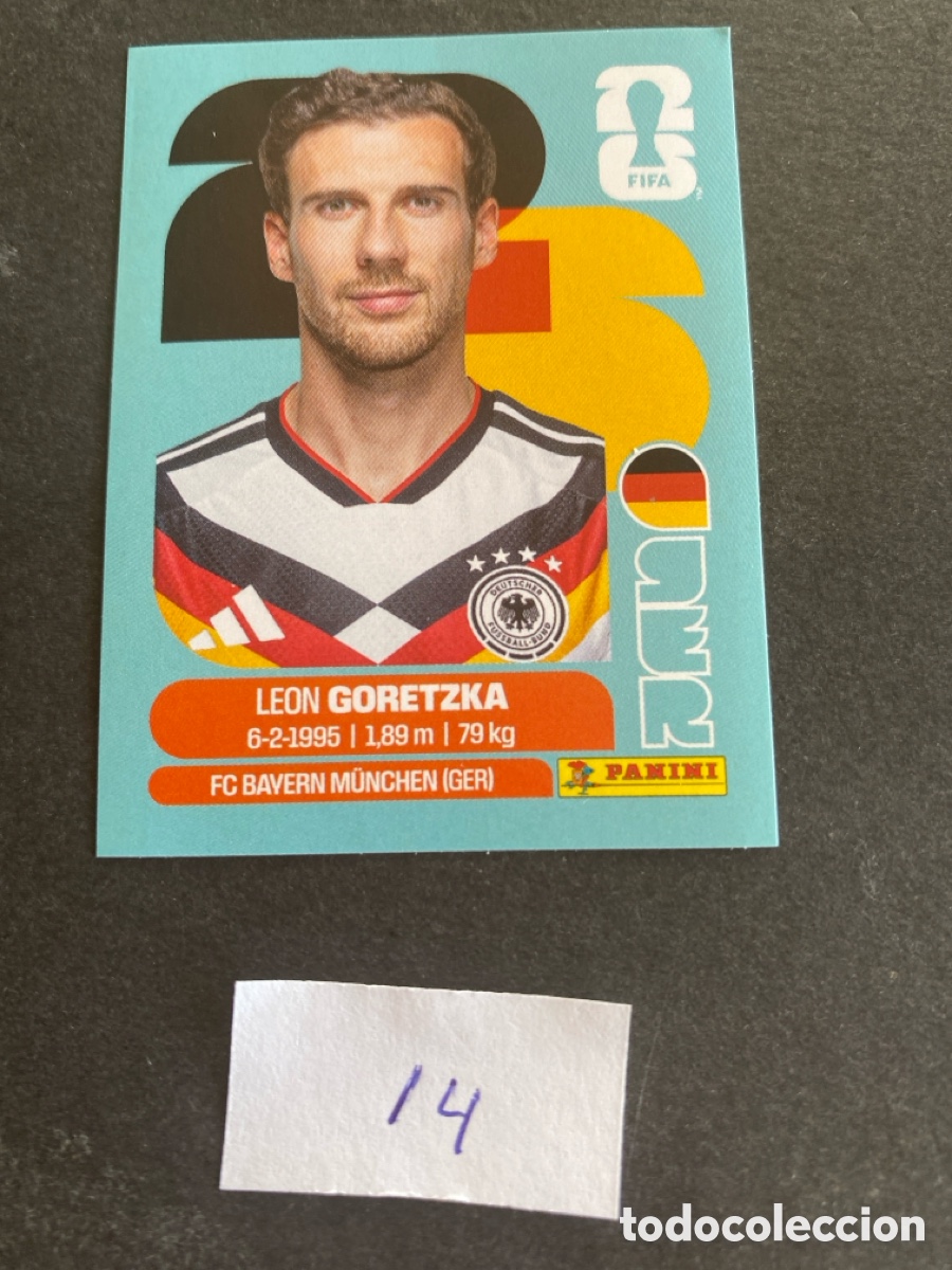 Cromos de F&uacute;tbol: Cromo Alemania Mundial 2026 N* 14 nuevo