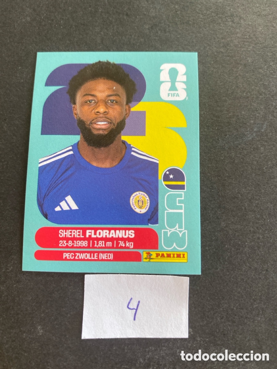 Cromos de F&uacute;tbol: Cromo Curuzao Mundial 2026 N* 4 nuevo