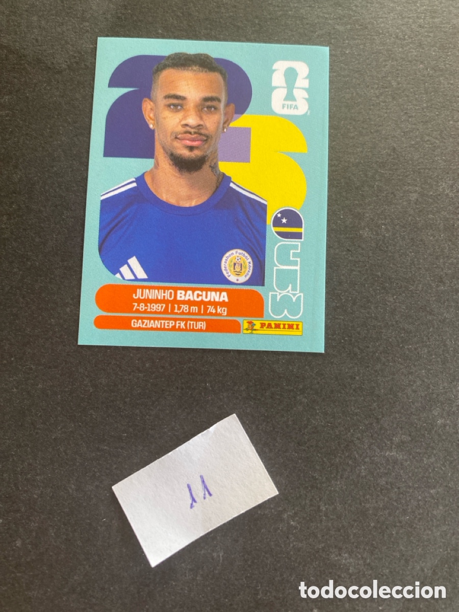 Cromos de F&uacute;tbol: Cromo Curazao Mundial 2026 N* 11 nuevo