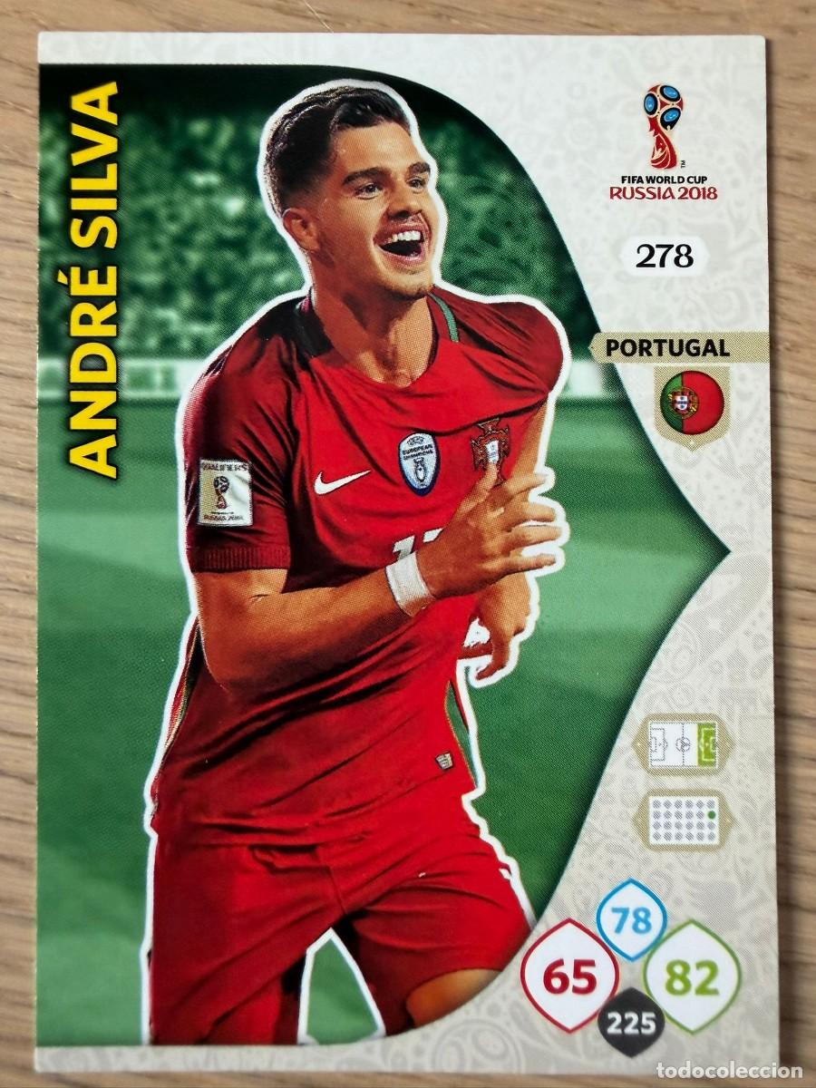 Figurine di Calcio: 278 ANDRE SILVA PORTUGAL FIFA WORLD CUP RUSSIA 2018 RUSIA 18 ADRENALYN XL CARTA PANINI