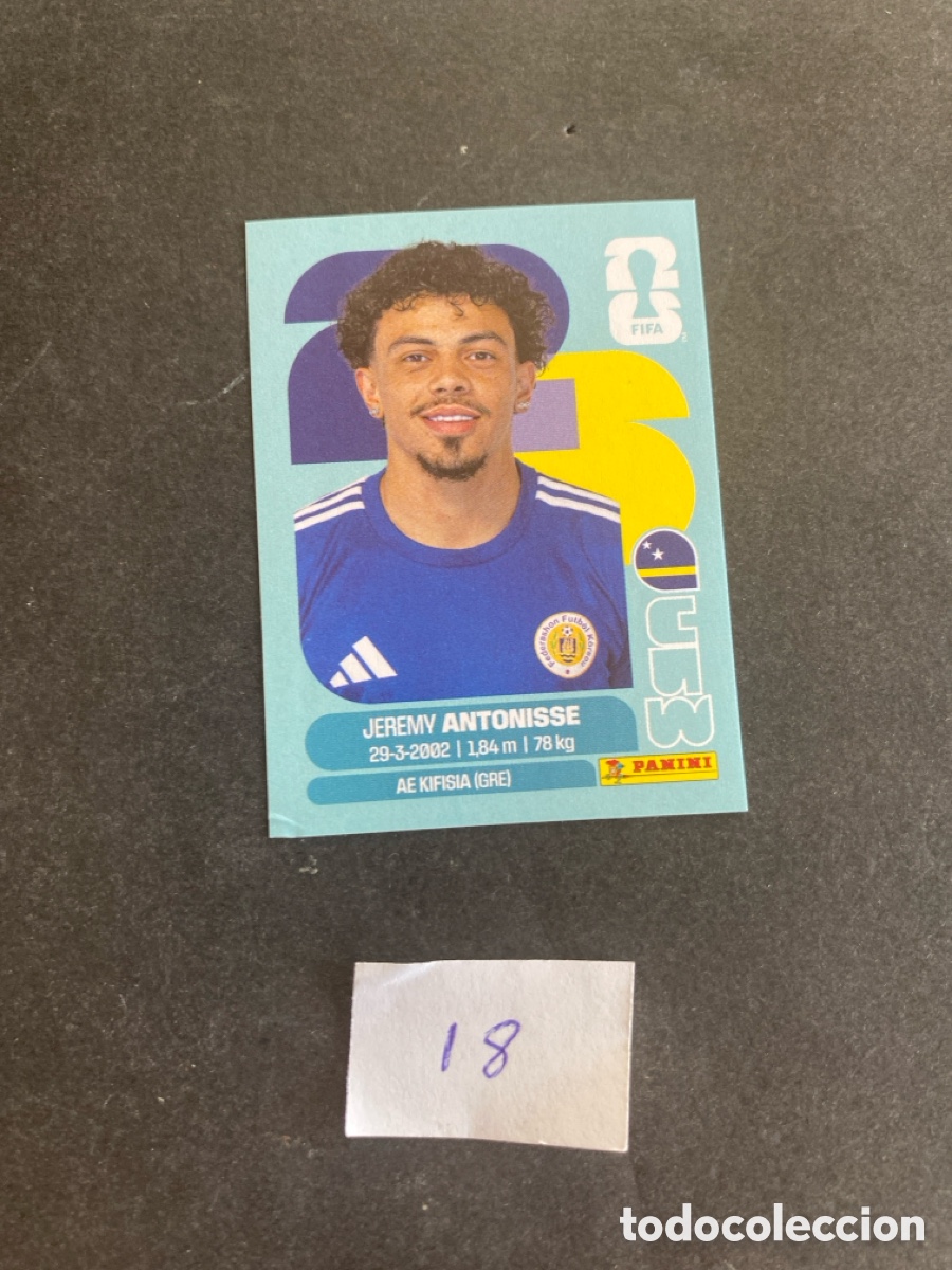 Cromos de F&uacute;tbol: Cromo Curazao Mundial 2026 N* 18 nuevo