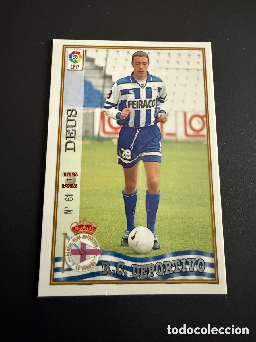 Cromos de F&uacute;tbol: MUNDICROMO 97-98. n 61. ultima hora. DEUS