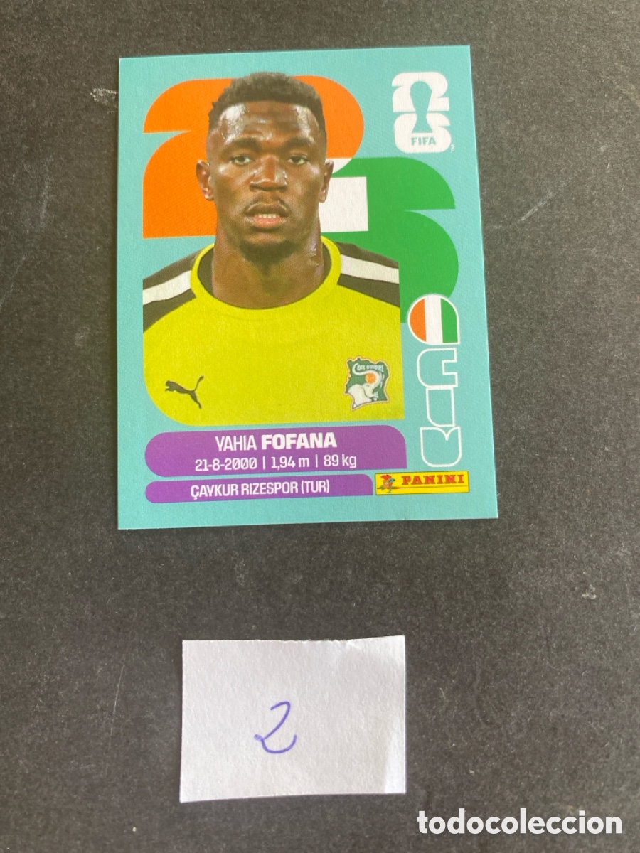 Cromos de F&uacute;tbol: Cromo Costa de Marfil Mundial 2026 N* 2 nuevo