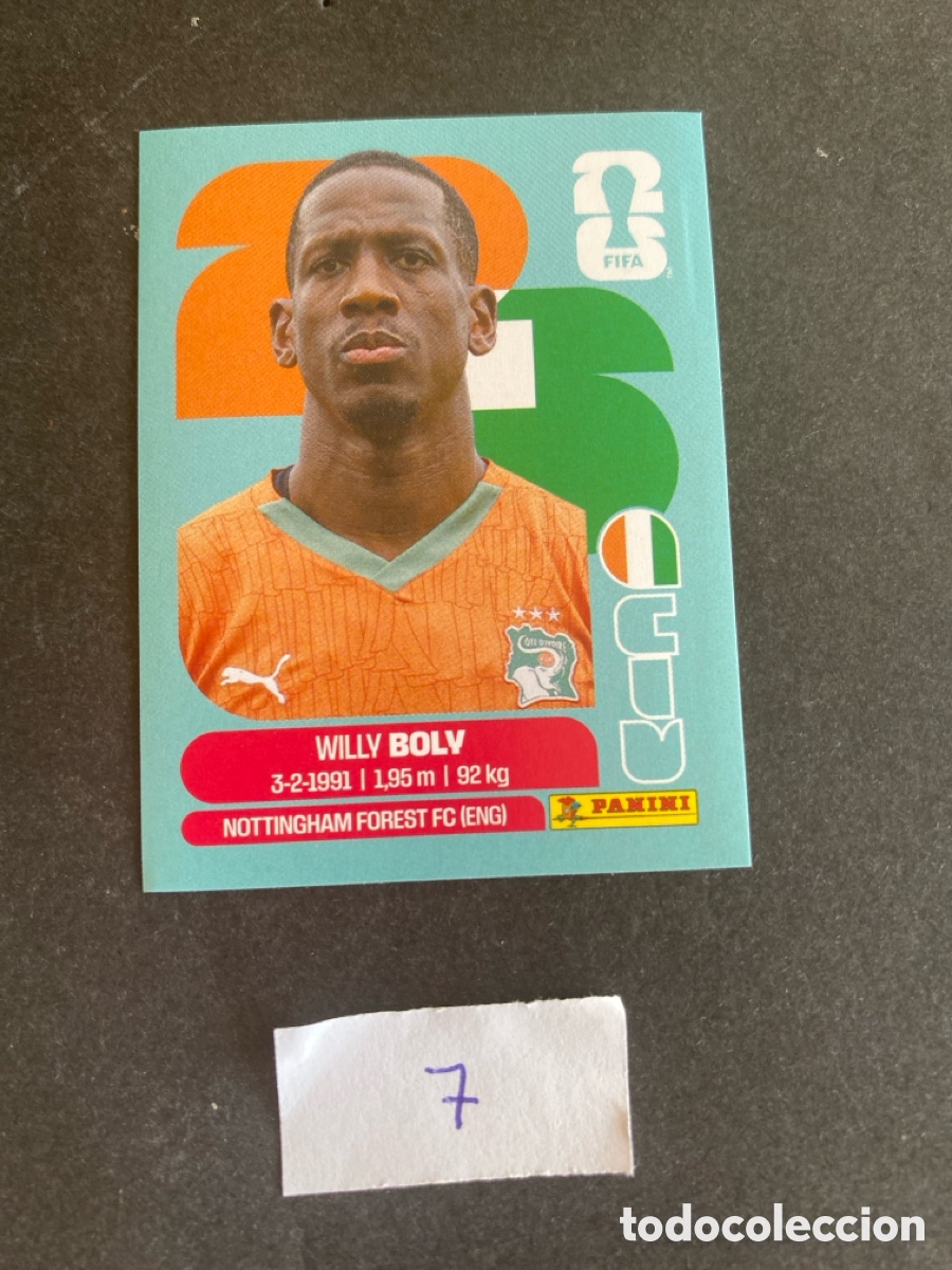 Cromos de F&uacute;tbol: Cromo Costa de Marfil Mundial 2026 N* 7 nuevo