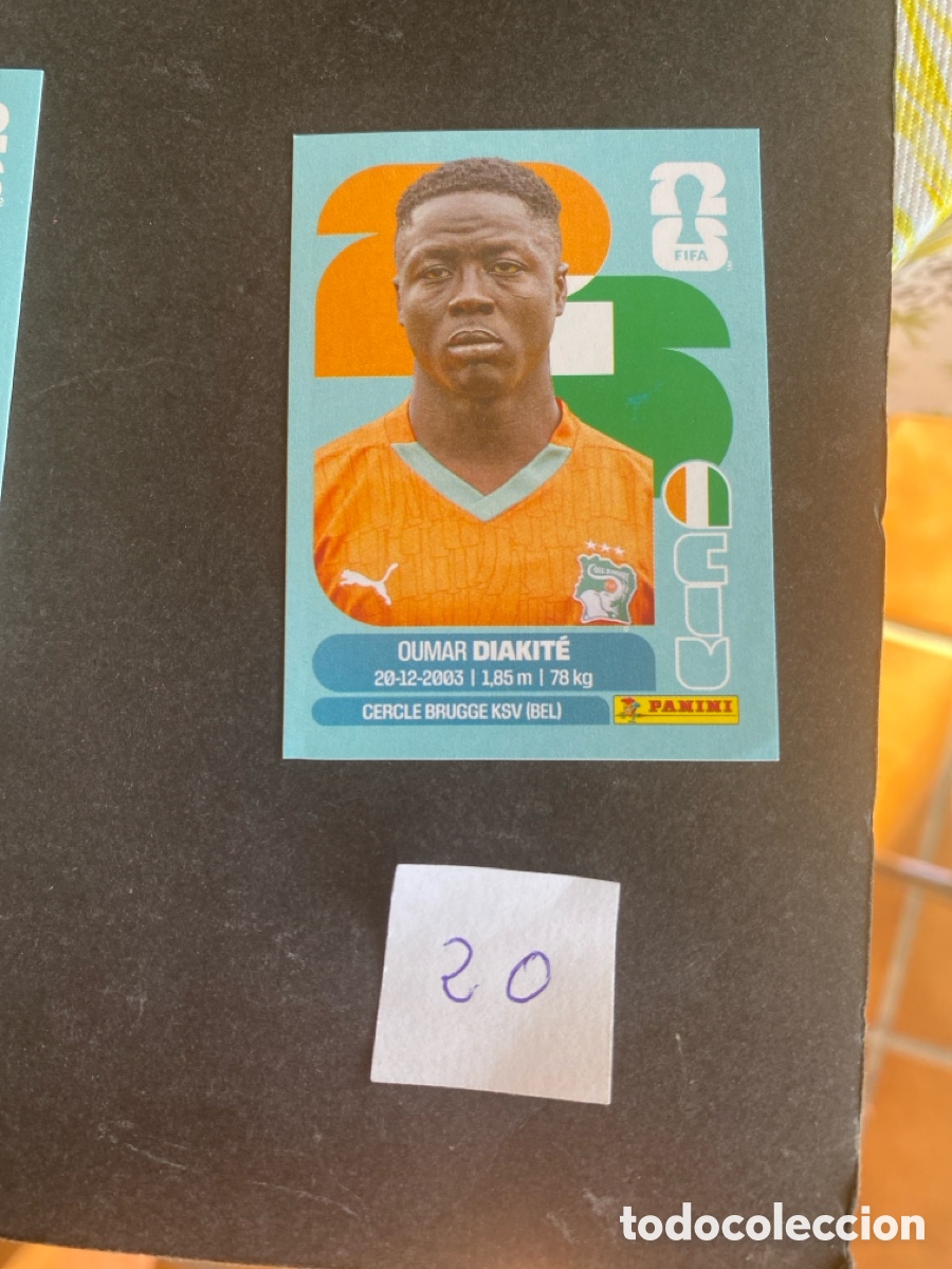 Cromos de F&uacute;tbol: Cromo Costa de Marfil Mundial 2026 N* 20 nuevo