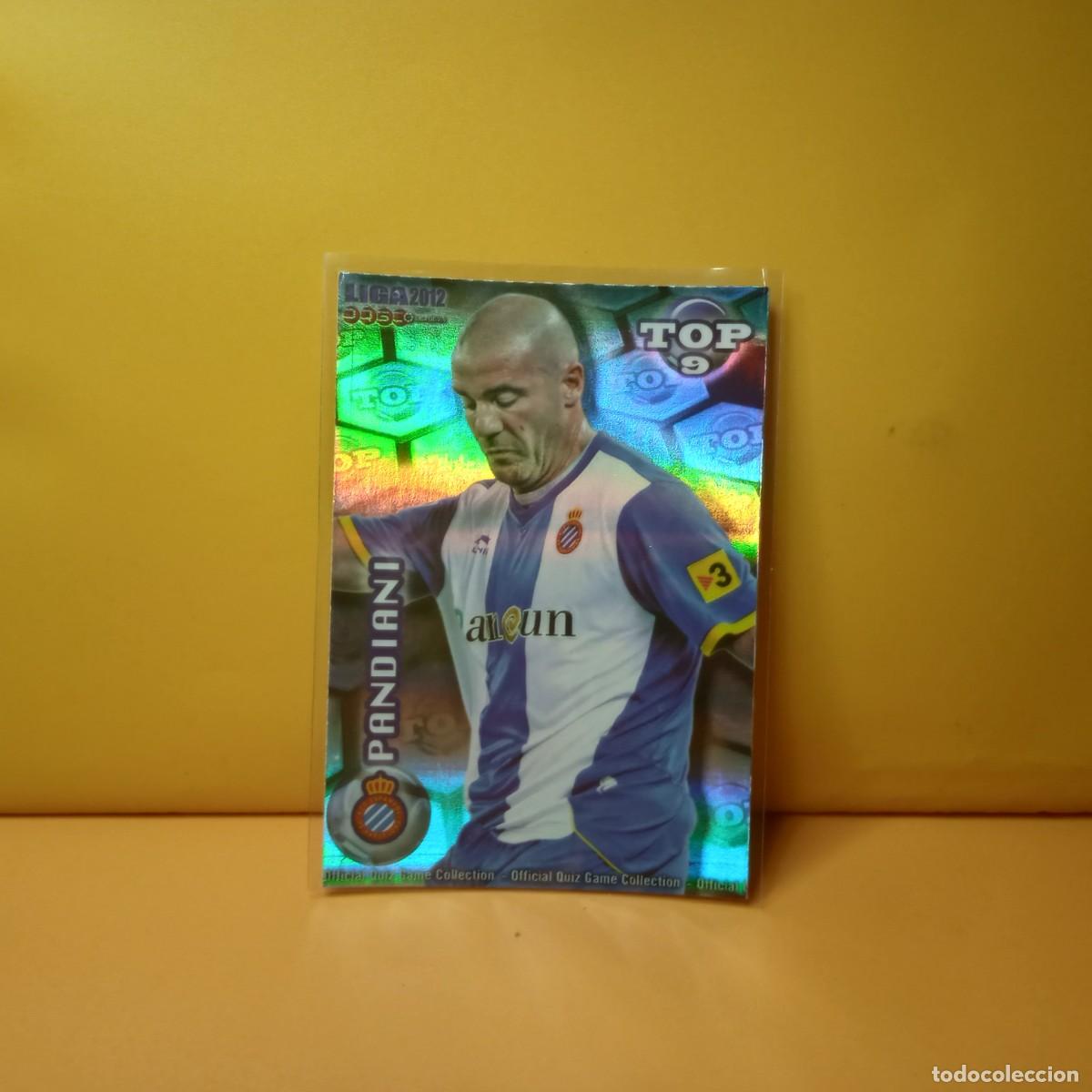 Cromos de F&uacute;tbol: MUNDICROMO 2011 2012 11 12 BRILLO RAYAS TOP R.C.D ESPANYOL PANDIANI 625