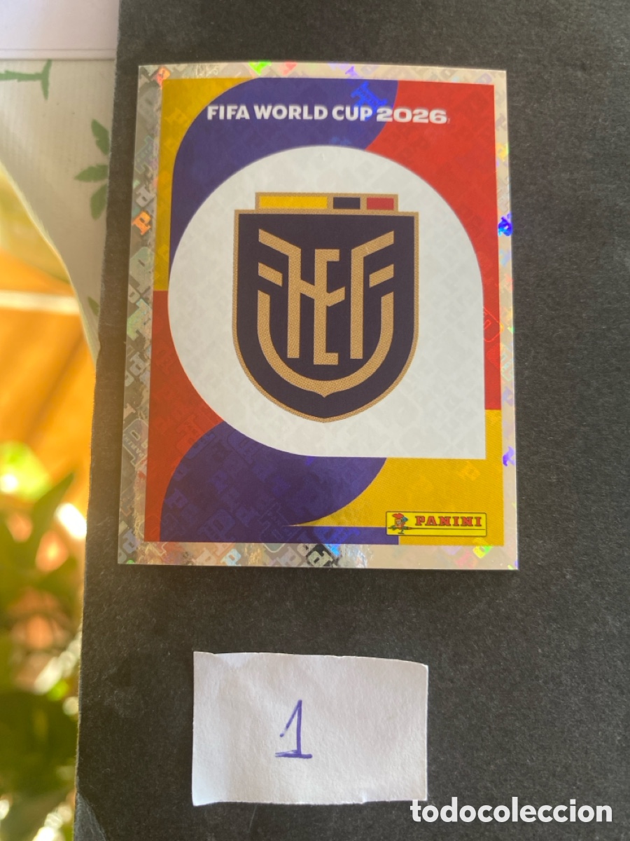Cromos de F&uacute;tbol: Cromo Ecuador Mundial 2026 N* 1 nuevo