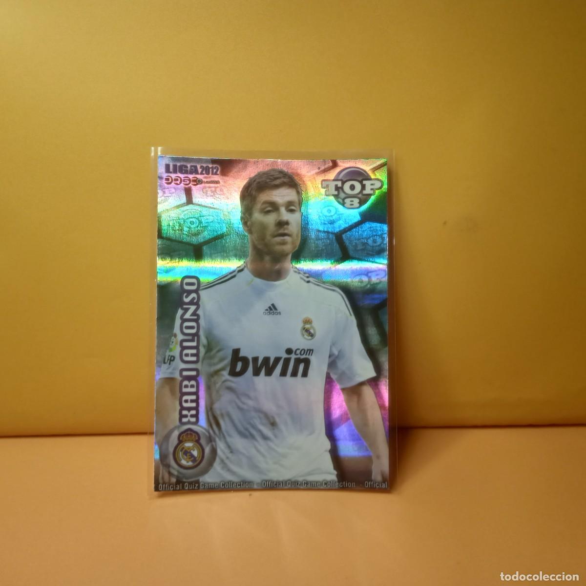 Cromos de F&uacute;tbol: MUNDICROMO 2011 2012 11 12 BRILLO RAYAS TOP REAL MADRID XABI ALONSO 605
