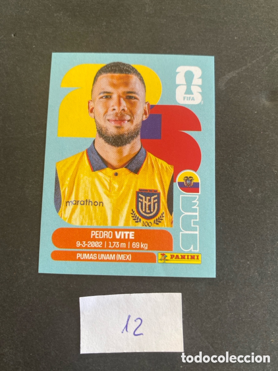 Cromos de F&uacute;tbol: Cromo Ecuador Mundial 2026 N* 12 nuevo