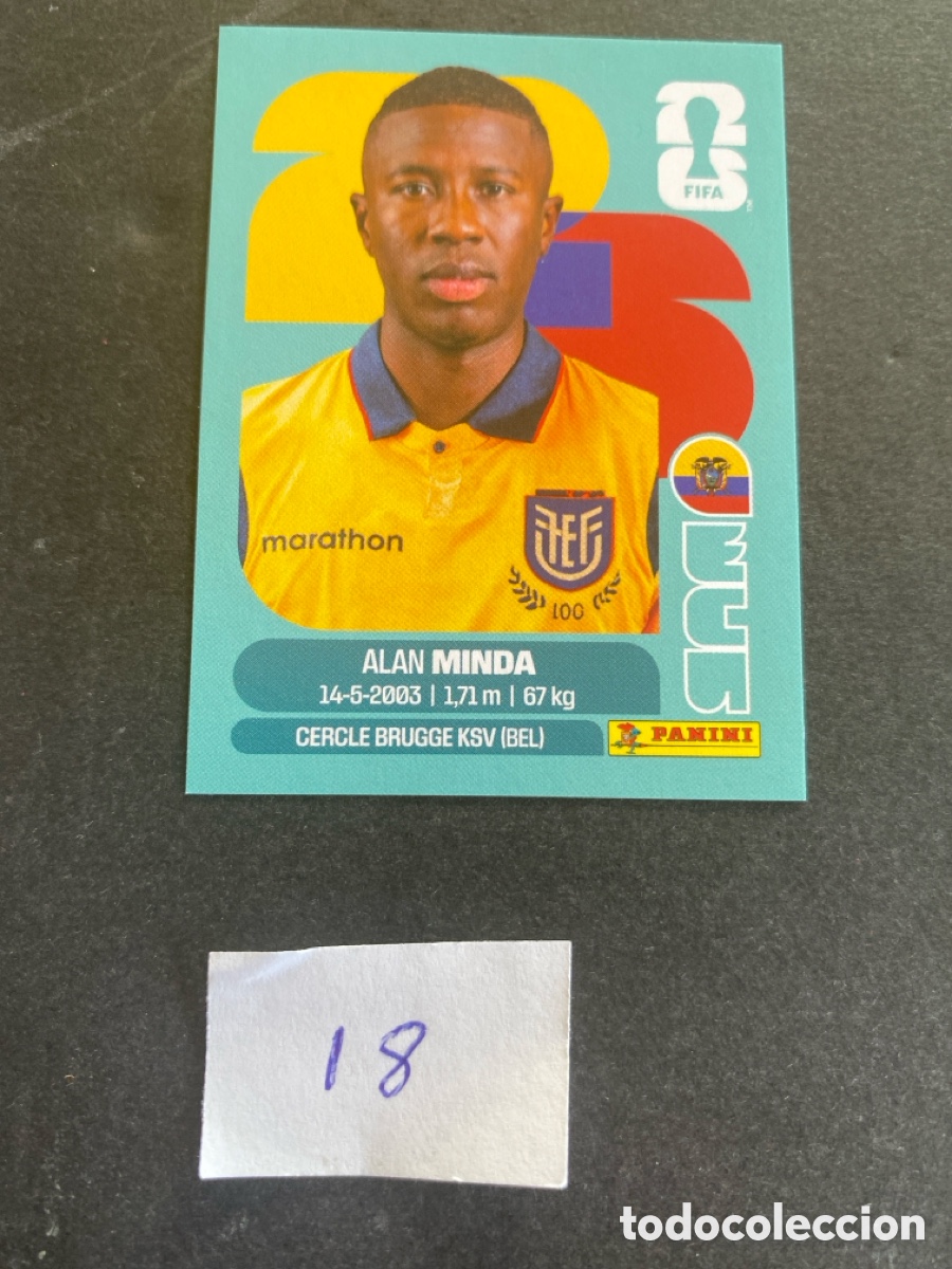 Cromos de F&uacute;tbol: Cromo Ecuador Mundial 2026 N* 18 nuevo