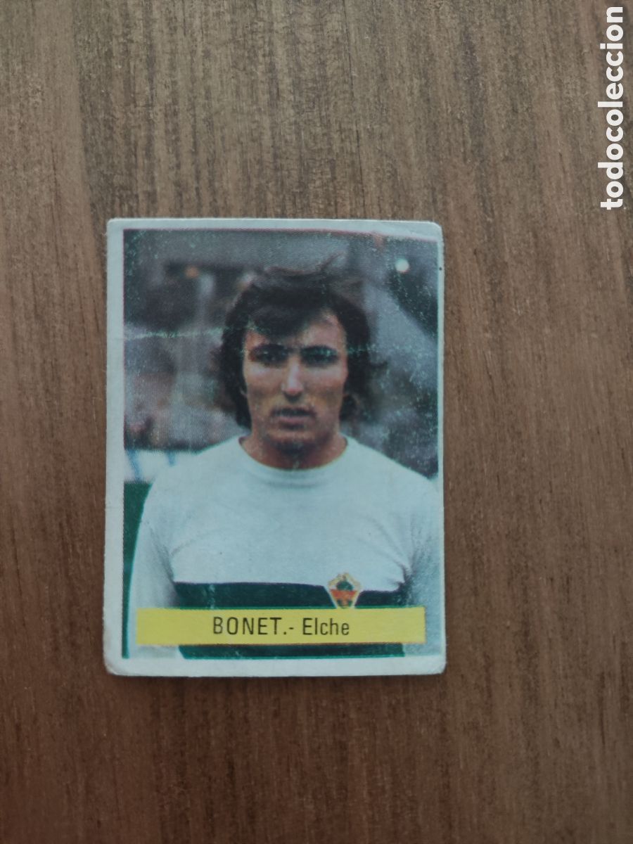 Cromos de F&uacute;tbol: Fini 75 76 sin pegar dep&oacute;sito MU Elche Bonet