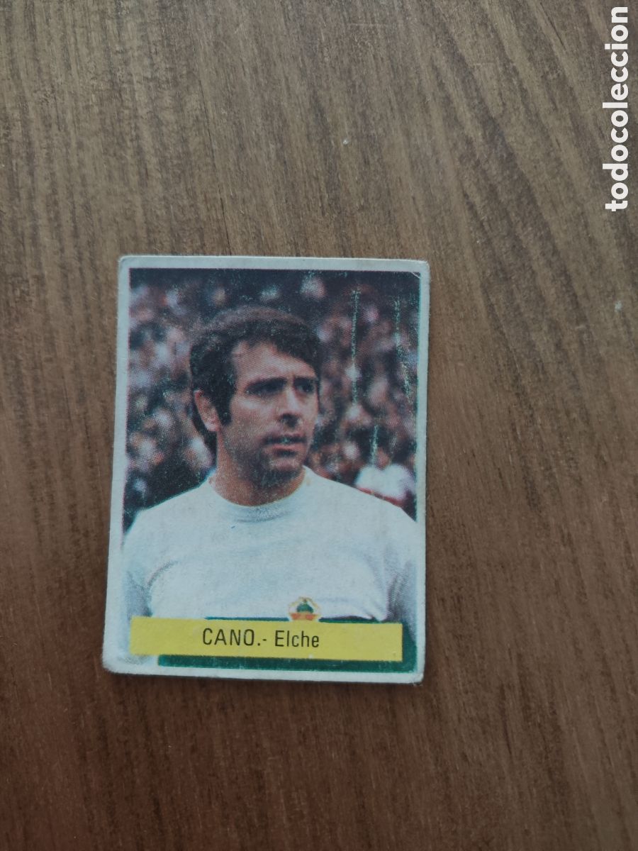 Cromos de F&uacute;tbol: Fini 75 76 sin pegar dep&oacute;sito MU Elche Cano