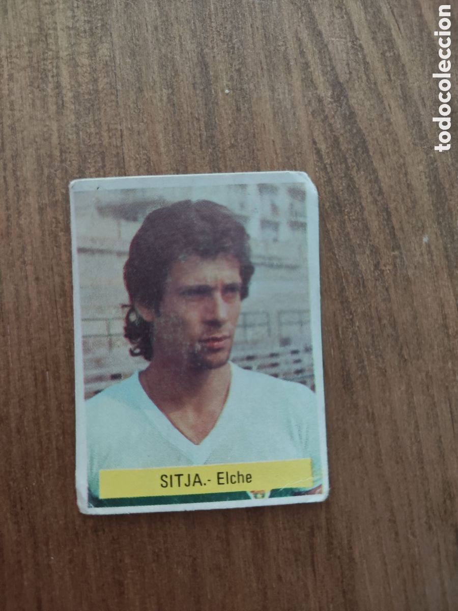 Cromos de F&uacute;tbol: Fini 75 76 sin pegar dep&oacute;sito MU Elche Sitja