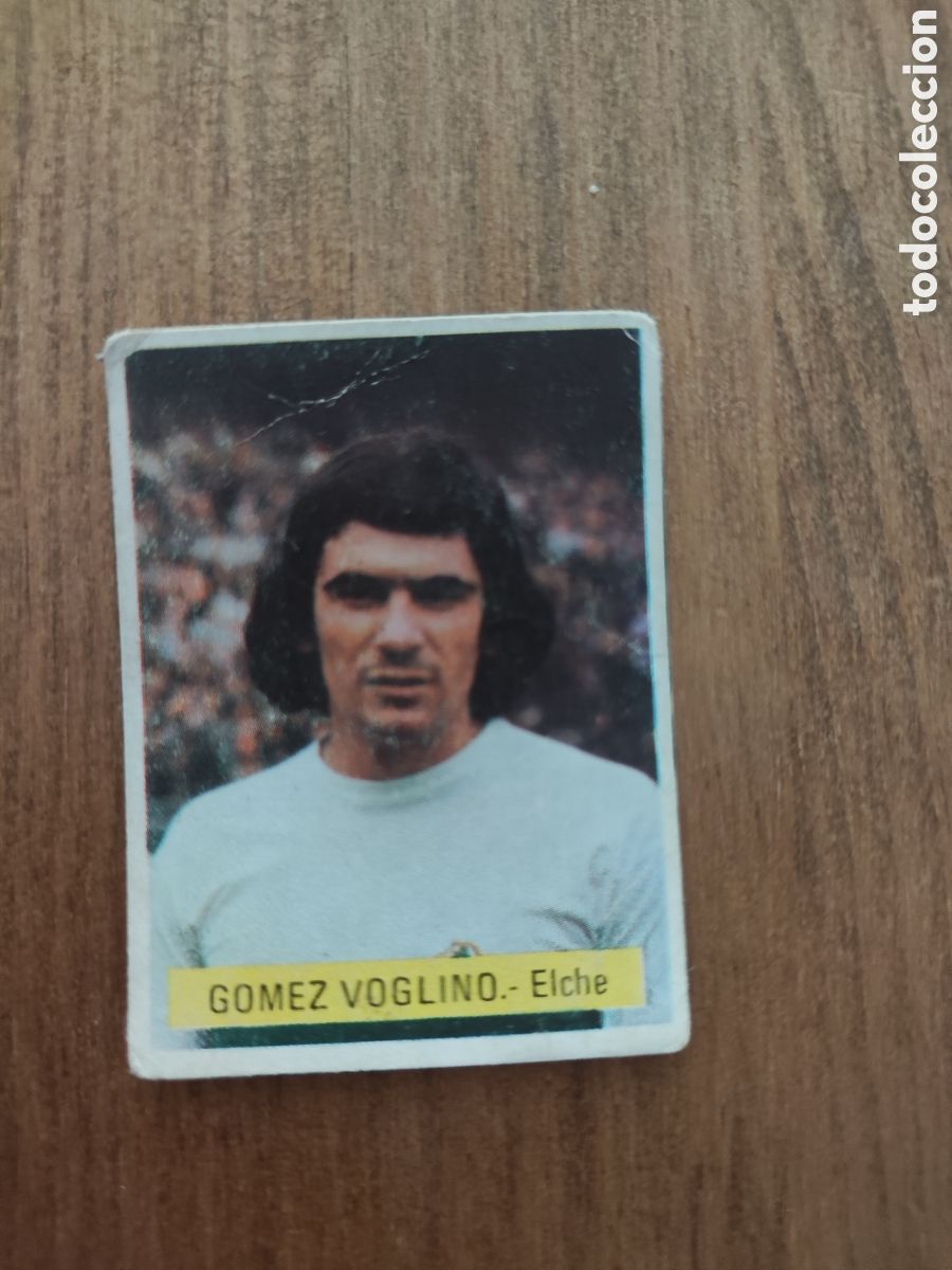 Cromos de F&uacute;tbol: Fini 75 76 sin pegar dep&oacute;sito MU Elche G&oacute;mez Voglio