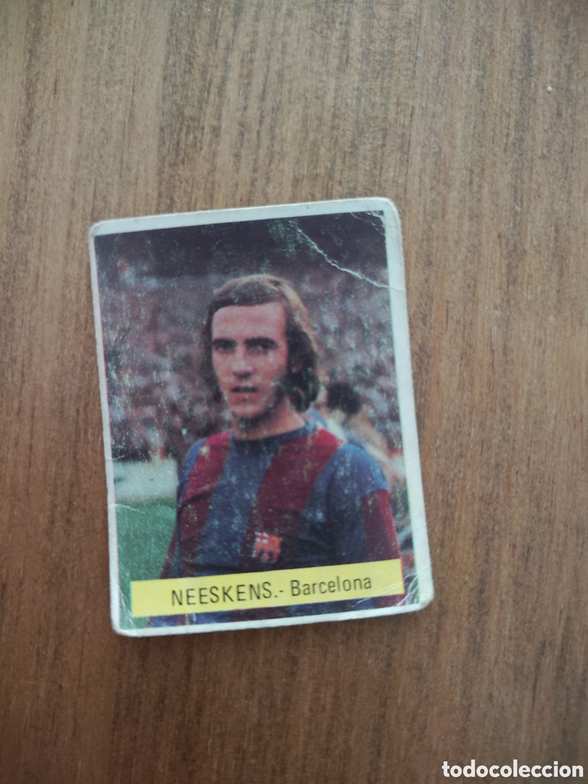 Cromos de Futebol: Fini 75 76 sin pegar dep&oacute;sito MU Barcelona Neeskens