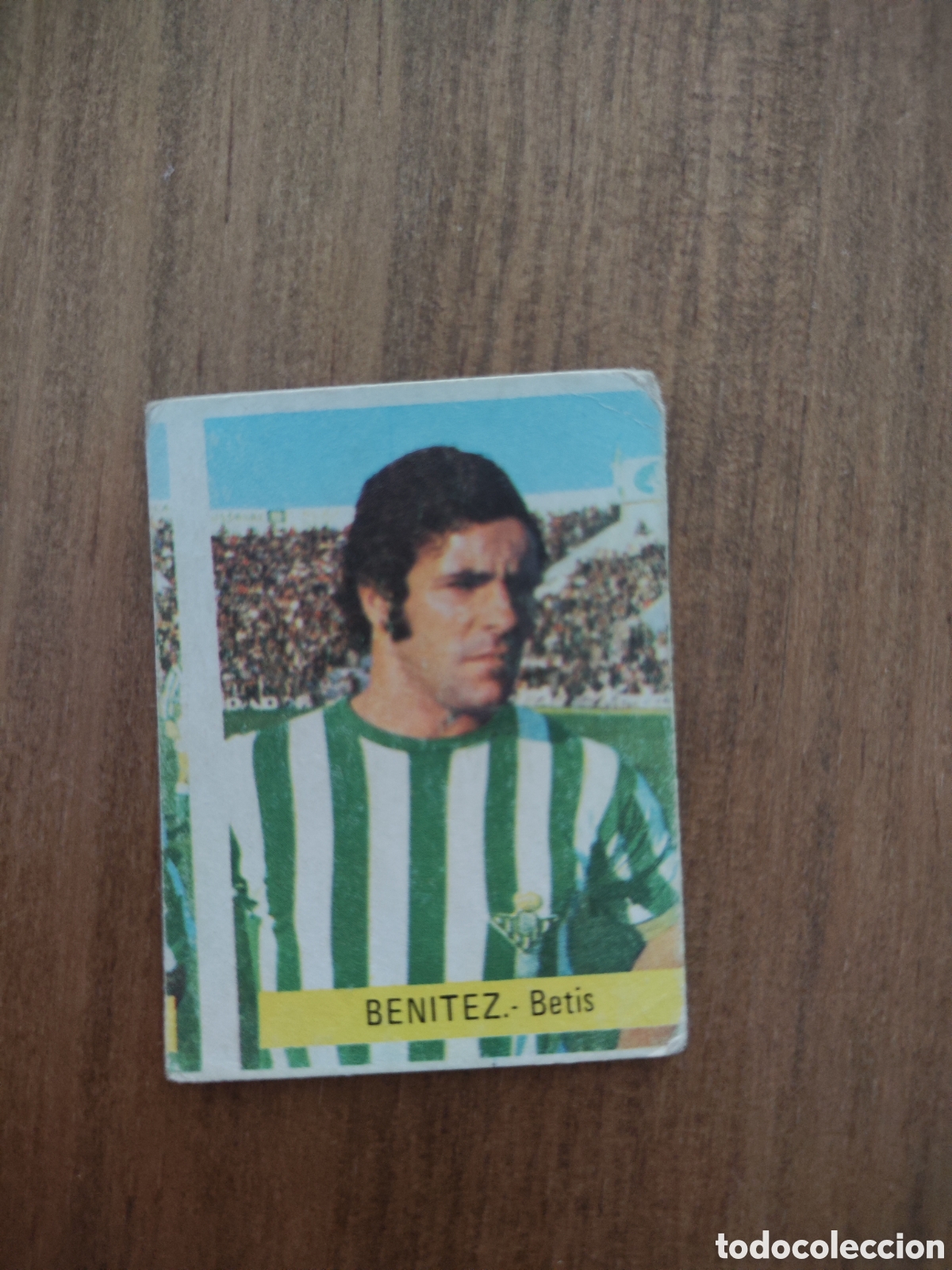 Cromos de F&uacute;tbol: Fini 75 76 sin pegar dep&oacute;sito MU Real Betis Ben&iacute;tez
