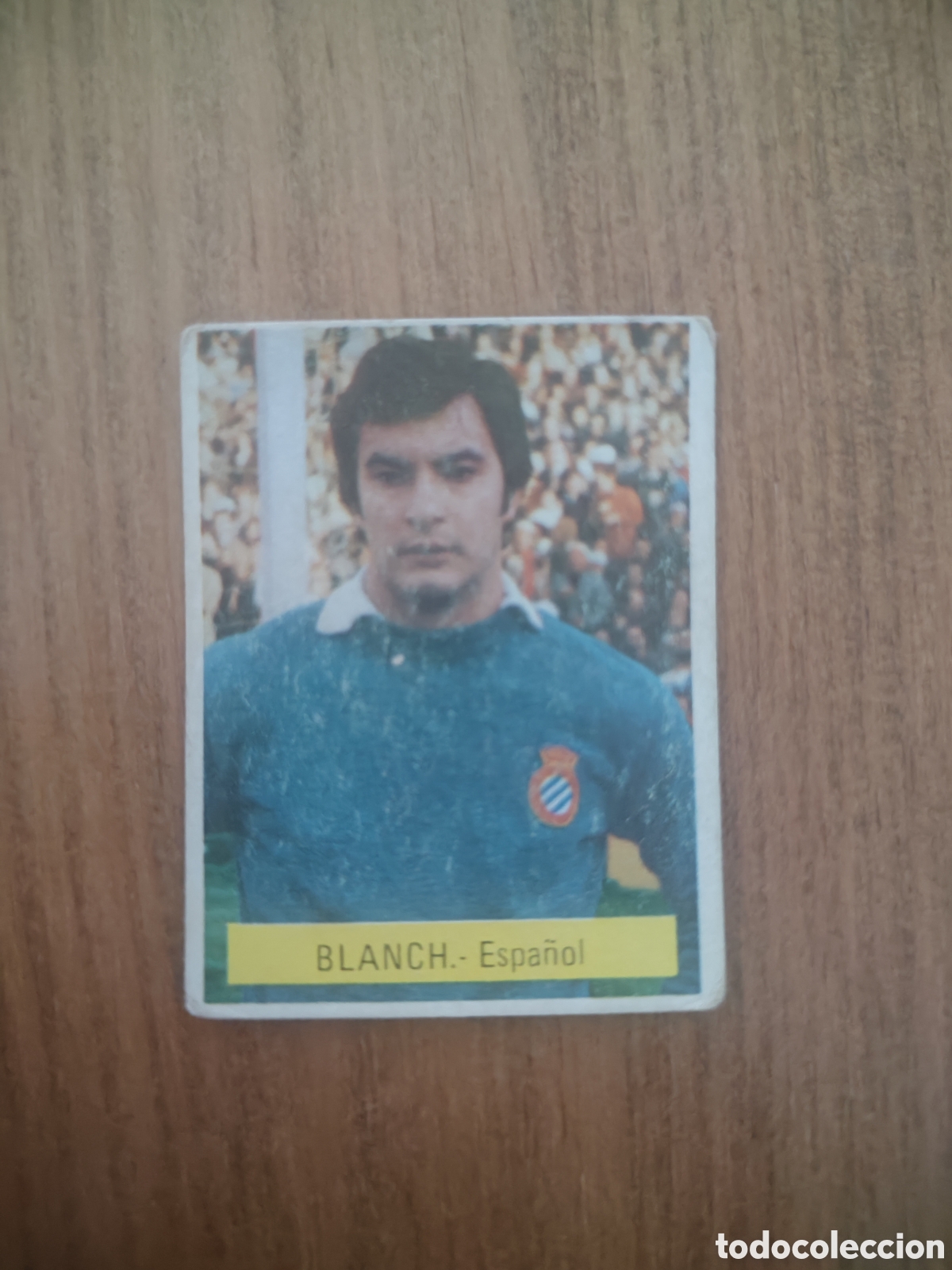 Cromos de F&uacute;tbol: Fini 75 76 sin pegar dep&oacute;sito MU Espa&ntilde;ol Blanco