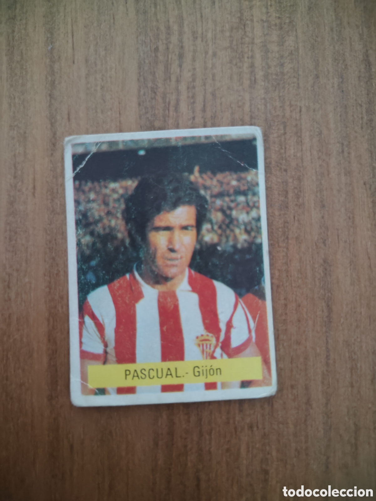 Cromos de F&uacute;tbol: Fini 75 76 sin pegar dep&oacute;sito MU Sporting Gij&oacute;n Pascual