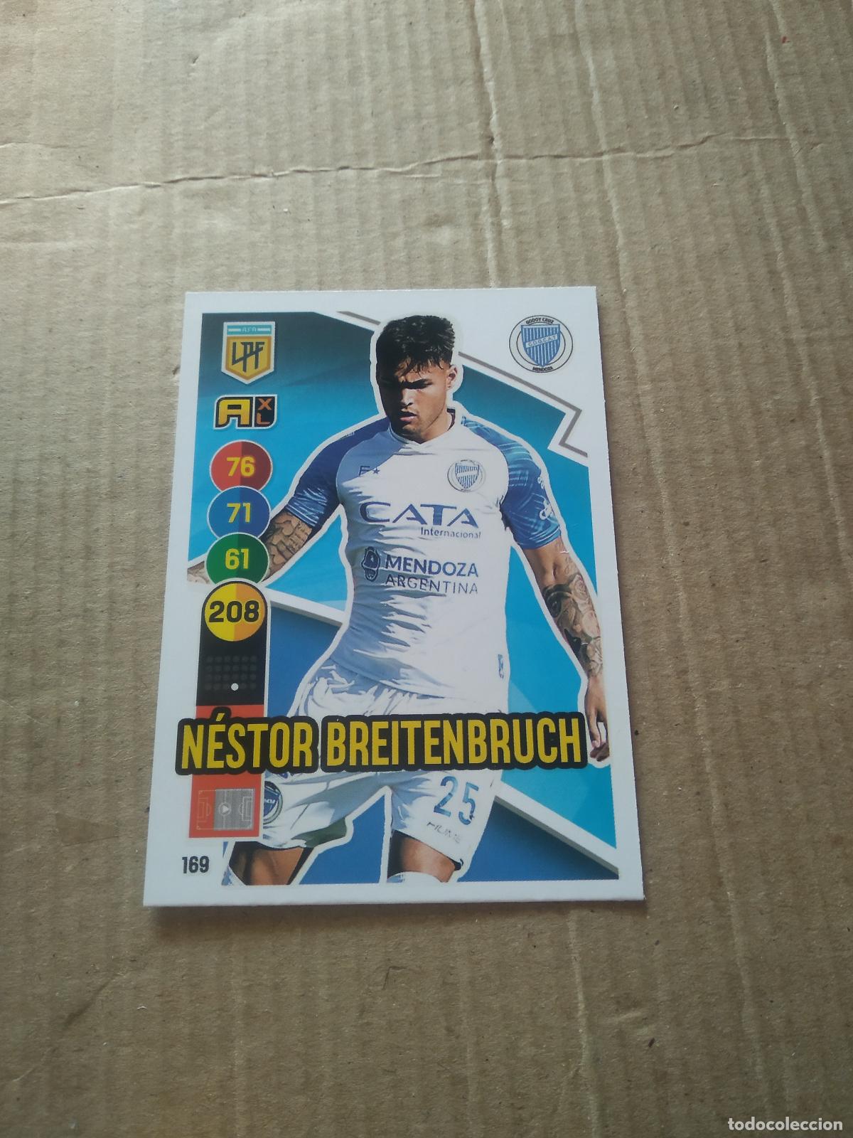 Figurine di Calcio: 169 NESTOR BREITENBRUCH GODOY CRUZ CROMO FUTBOL ARGENTINO PANINI LIGA ARGENTINA 2021 ADRENALYN
