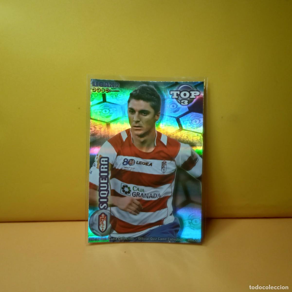 Figurine di Calcio: MUNDICROMO 2011 2012 11 12 BRILLO RAYAS TOP GRANADA C.F SIQUEIRA 585
