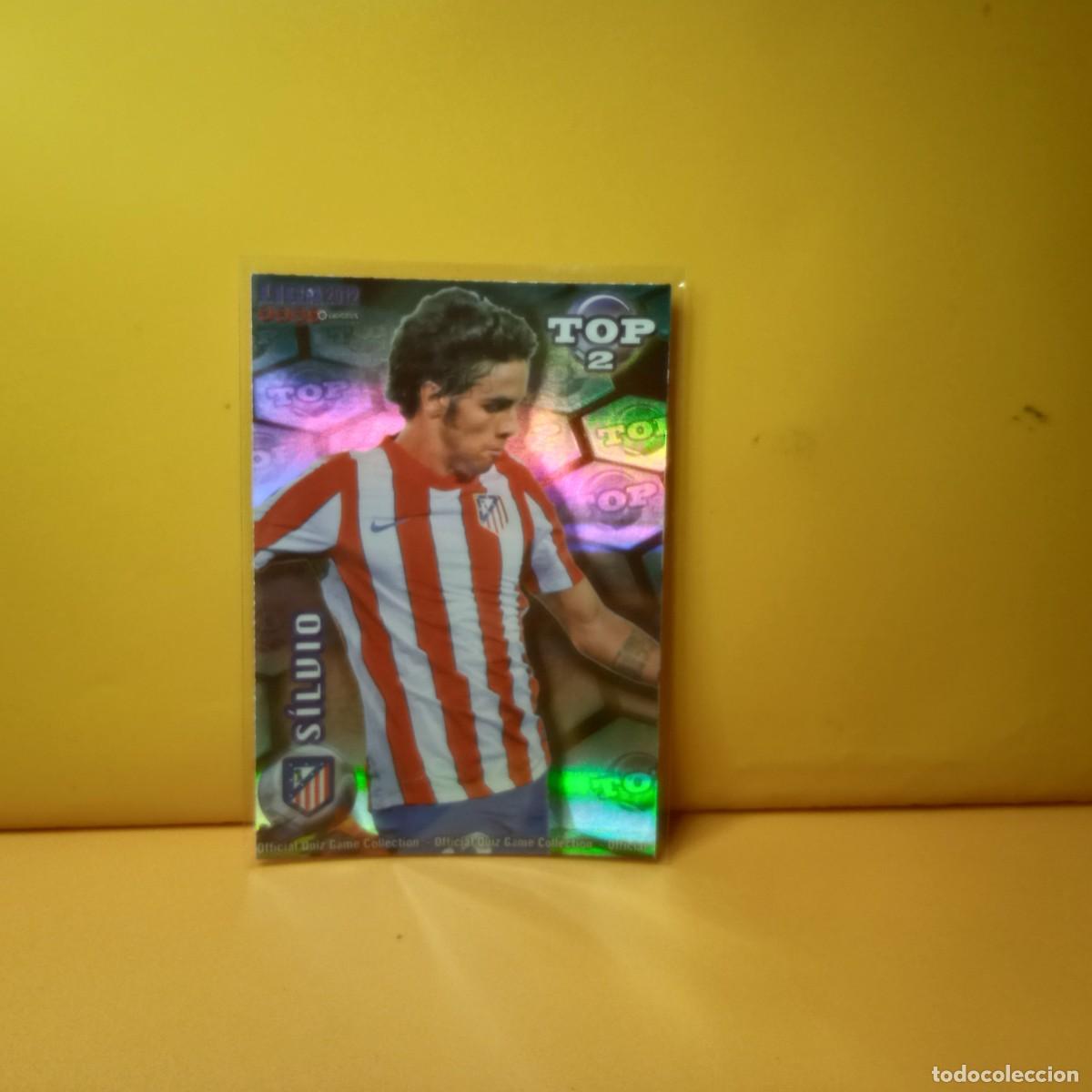 Figurine di Calcio: MUNDICROMO 2011 2012 11 12 BRILLO RAYAS TOP ATL&Eacute;TICO DE MADRID S&Iacute;LVIO 554