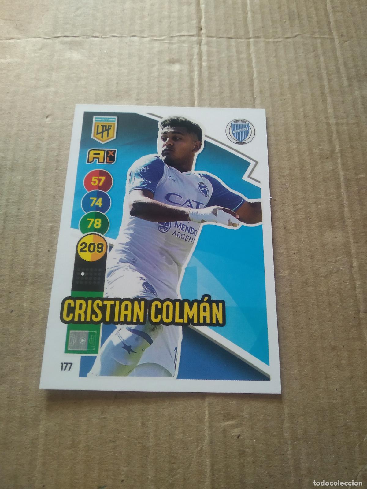 Figurine di Calcio: 177 CRISTIAN COLMAN GODOY CRUZ CROMO FUTBOL ARGENTINO PANINI LIGA ARGENTINA 2021 ADRENALYN