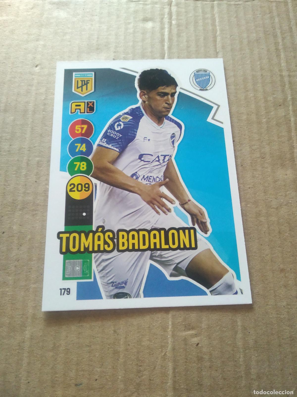 Figurine di Calcio: 179 TOMAS BADALONI GODOY CRUZ CROMO FUTBOL ARGENTINO PANINI LIGA ARGENTINA 2021 ADRENALYN