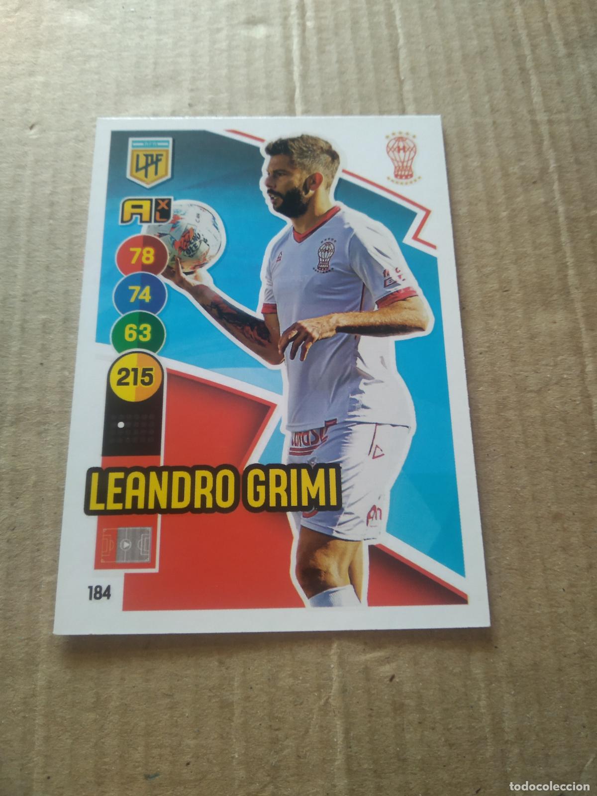 Figurine di Calcio: 184 LEANDRO GRIMI HURACAN CROMO FUTBOL ARGENTINO PANINI LIGA ARGENTINA 2021 ADRENALYN