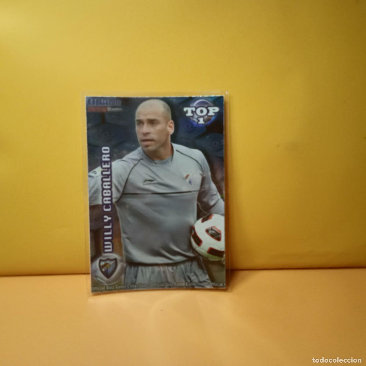 Figurine di Calcio: MUNDICROMO 2011 2012 11 12 BRILLO RAYAS TOP M&Aacute;LAGA C.F WILLY CABALLERO 546