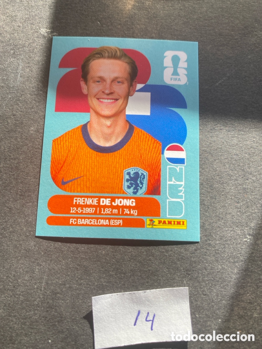 Cromos de F&uacute;tbol: Cromo Holanda Mundial 2026 N* 14 nuevo