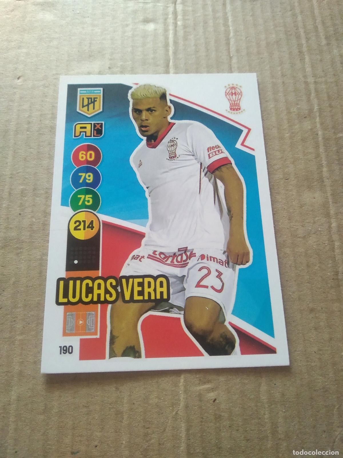 Cromos de F&uacute;tbol: 190 LUCAS VERA HURACAN CROMO FUTBOL ARGENTINO PANINI LIGA ARGENTINA 2021 ADRENALYN