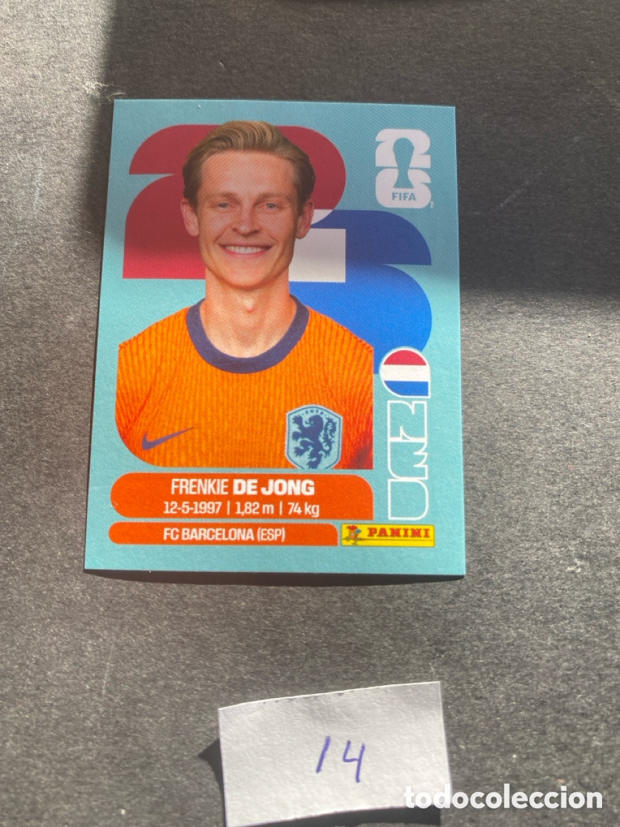 Cromos de F&uacute;tbol: Cromo Holanda Mundial 2026 N* 14 nuevo