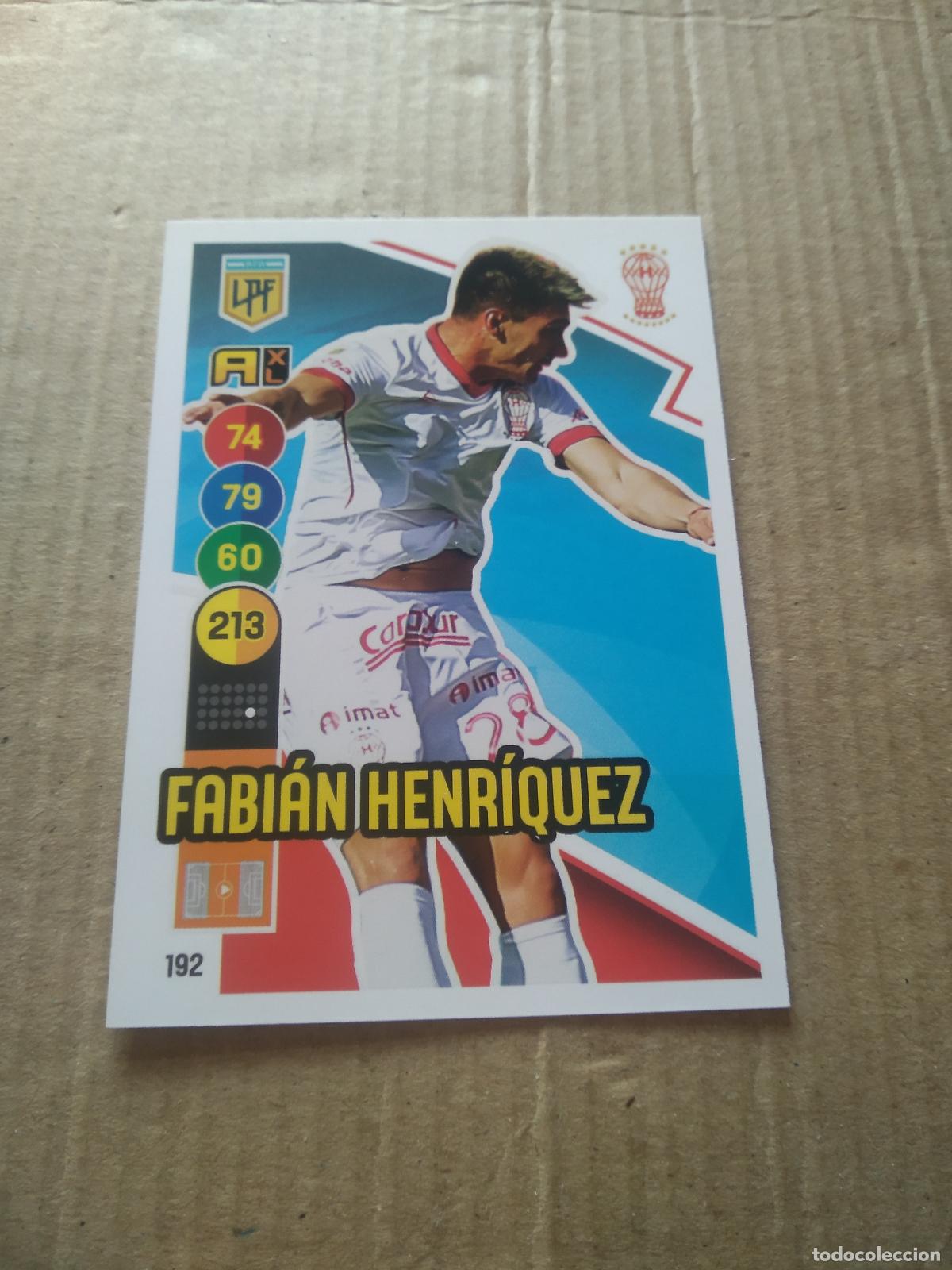 Cromos de F&uacute;tbol: 192 FABIAN HENRIQUEZ HURACAN CROMO FUTBOL ARGENTINO PANINI LIGA ARGENTINA 2021 ADRENALYN
