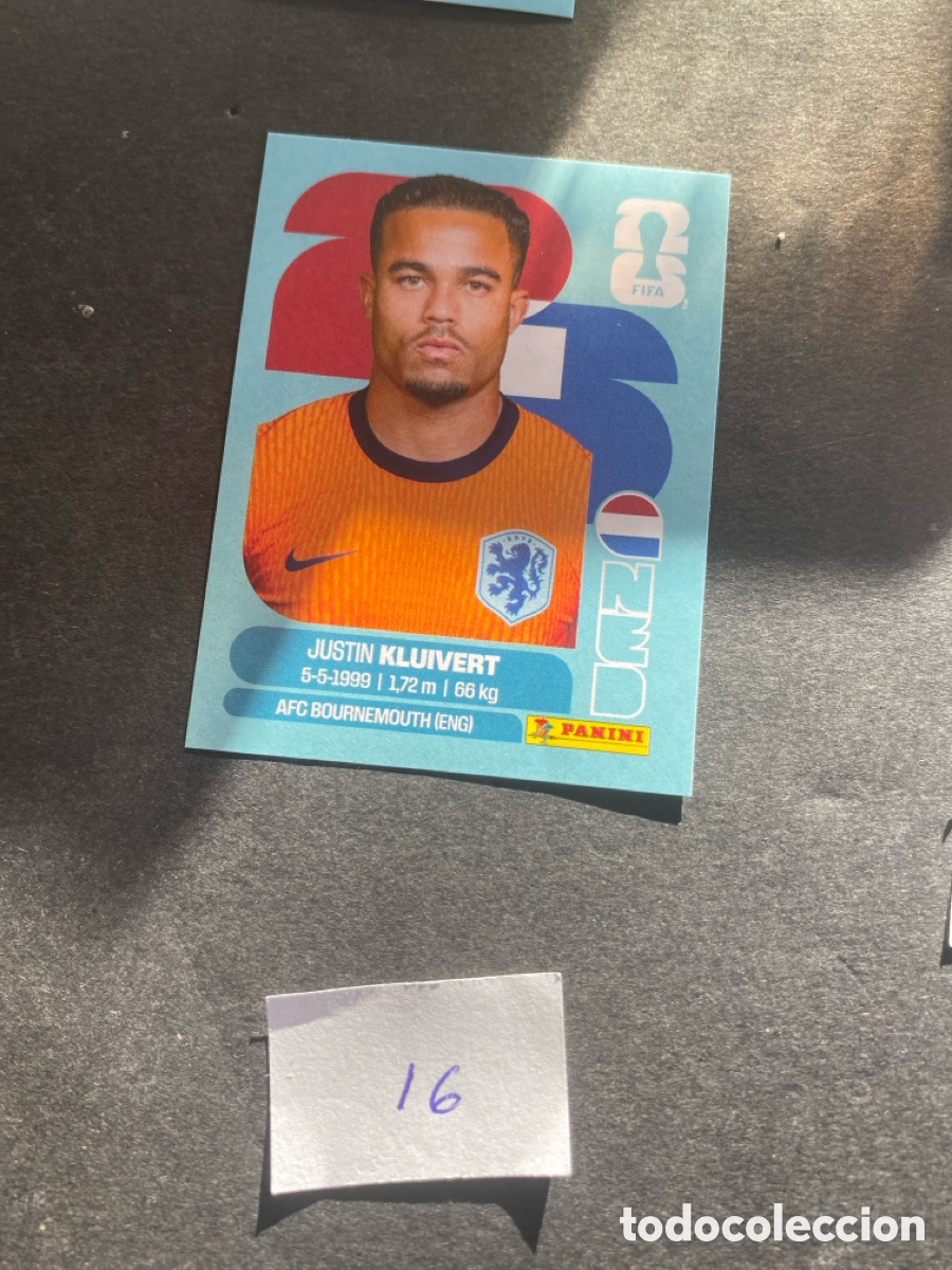 Cromos de F&uacute;tbol: Cromo Holanda Mundial 2026 N* 16 nuevo