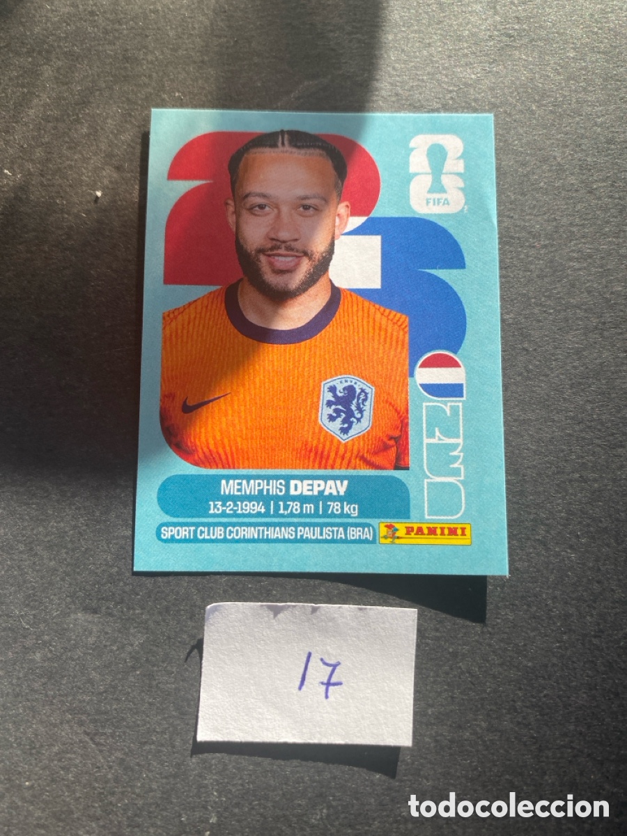 Cromos de F&uacute;tbol: Cromo Holanda Mundial 2026 N* 17 nuevo