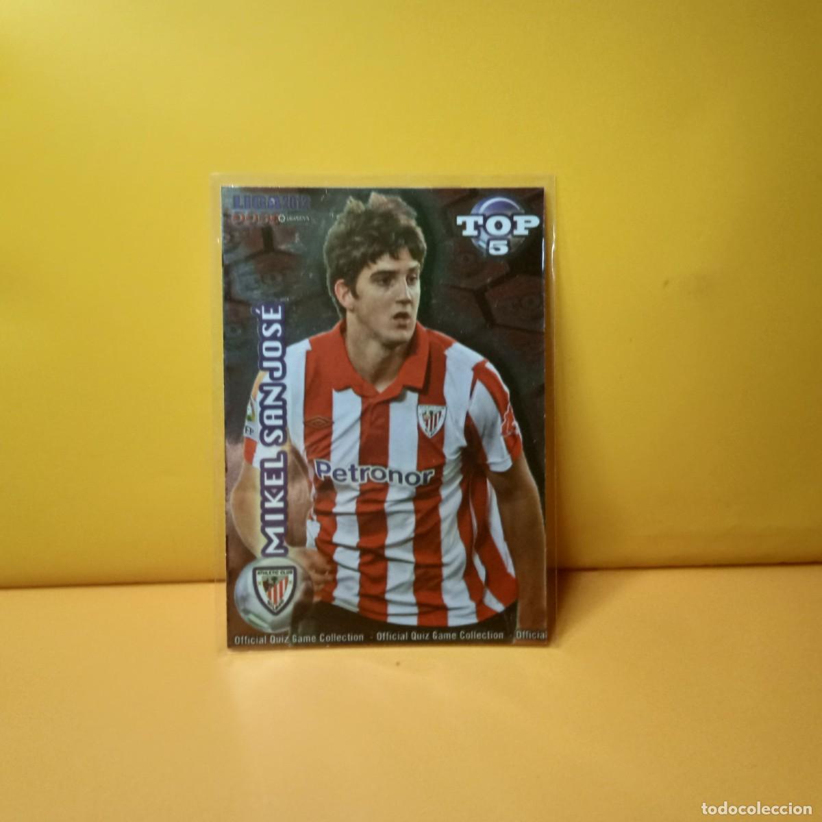 Cromos de F&uacute;tbol: MUNDICROMO 2011 2012 11 12 BRILLO LISO ROJO TOP ATHLETIC DE BILBAO MIKEL SAN JOS&Eacute; 571
