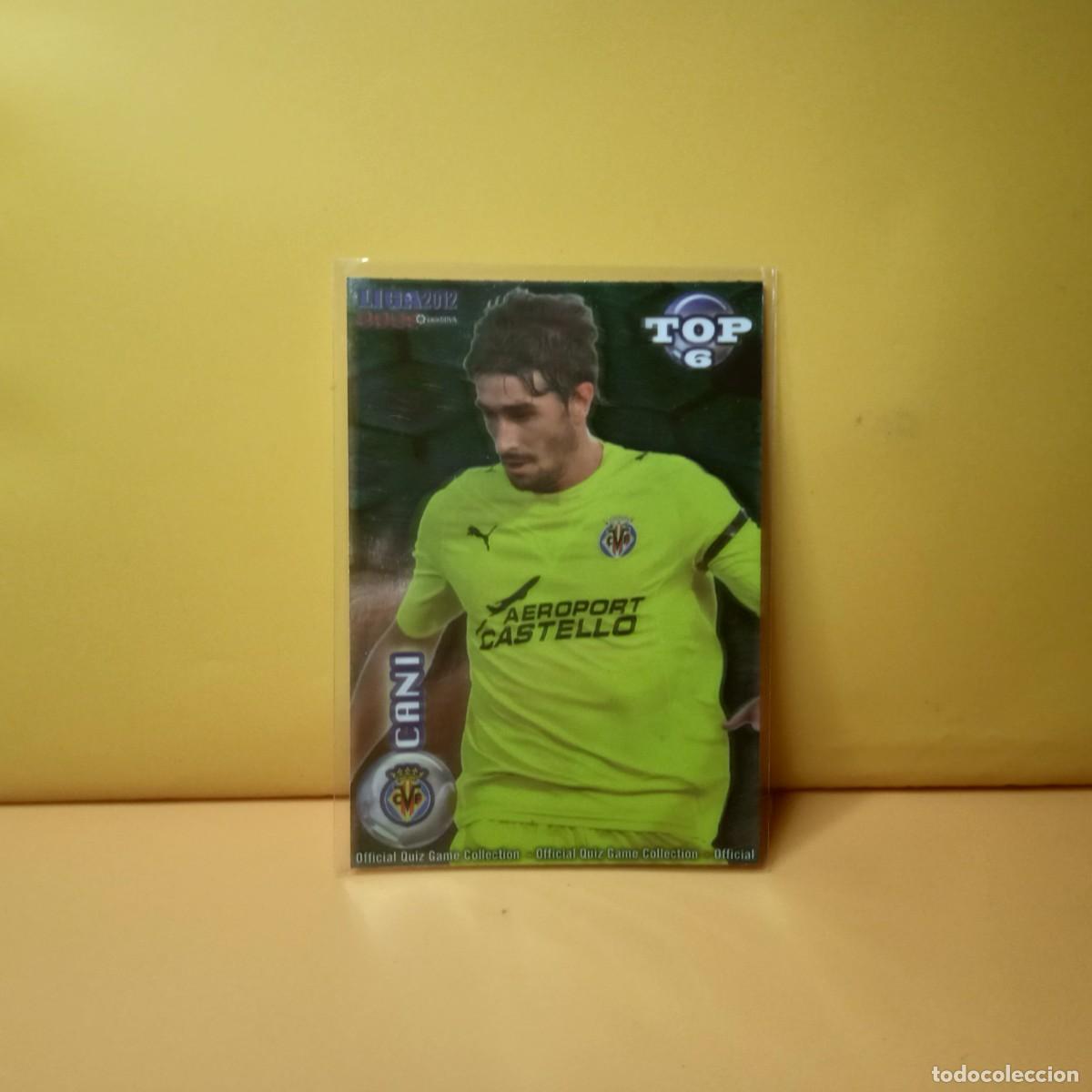 Cromos de F&uacute;tbol: MUNDICROMO 2011 2012 11 12 BRILLO LISO VERDE TOP VILLARREAL C.F CANI 589