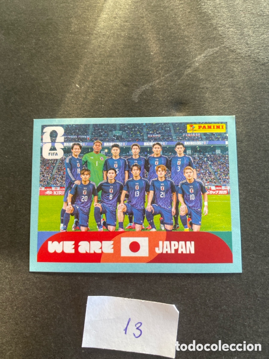 Cromos de F&uacute;tbol: Cromo Jap&oacute;n Mundial 2026 N* 13 nuevo
