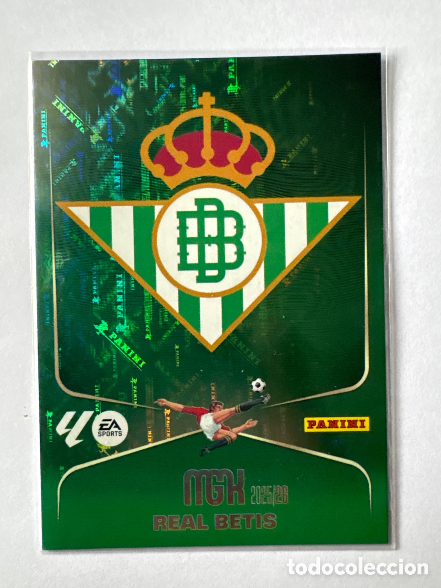 Cromos de F&uacute;tbol: MEGACRACKS 25-26 BETIS ESCUDO 91