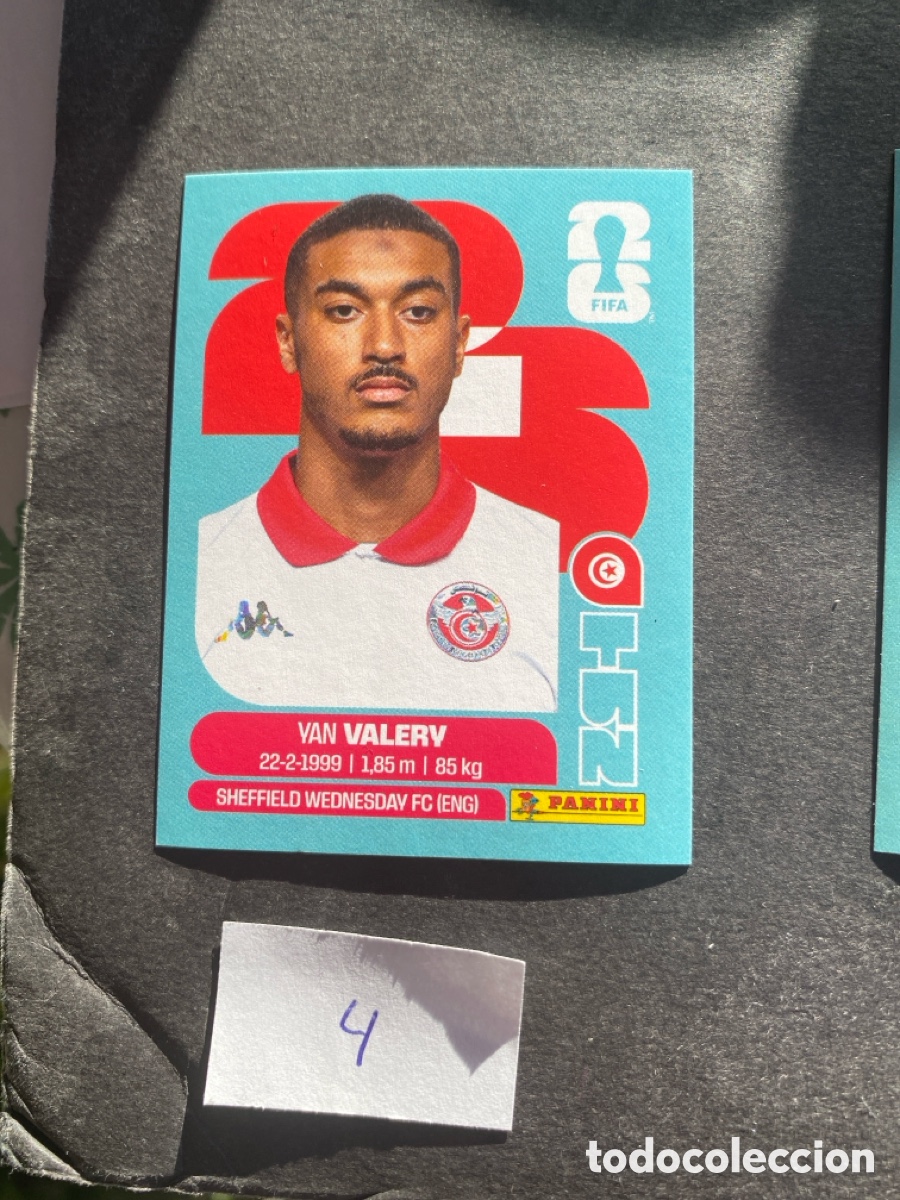 Cromos de F&uacute;tbol: Cromo Tunez Mundial 2026 N* 4 nuevo