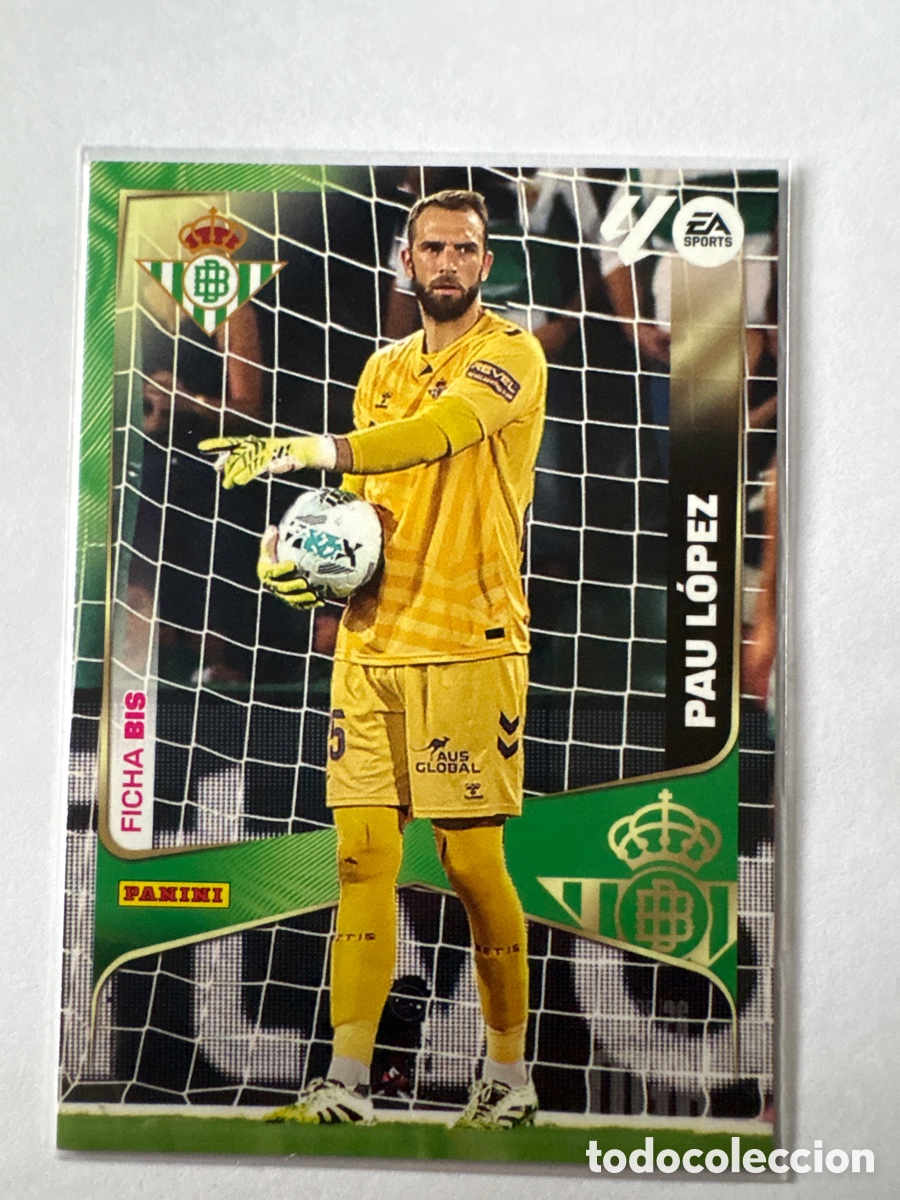 Cromos de F&uacute;tbol: MEGACRACKS 25-26 BETIS PAU L&Oacute;PEZ BIS 93