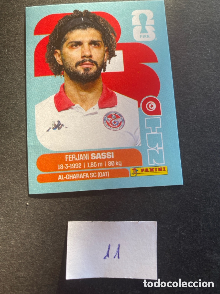 Cromos de F&uacute;tbol: Cromo Tunez Mundial 2026 N* 11 nuevo