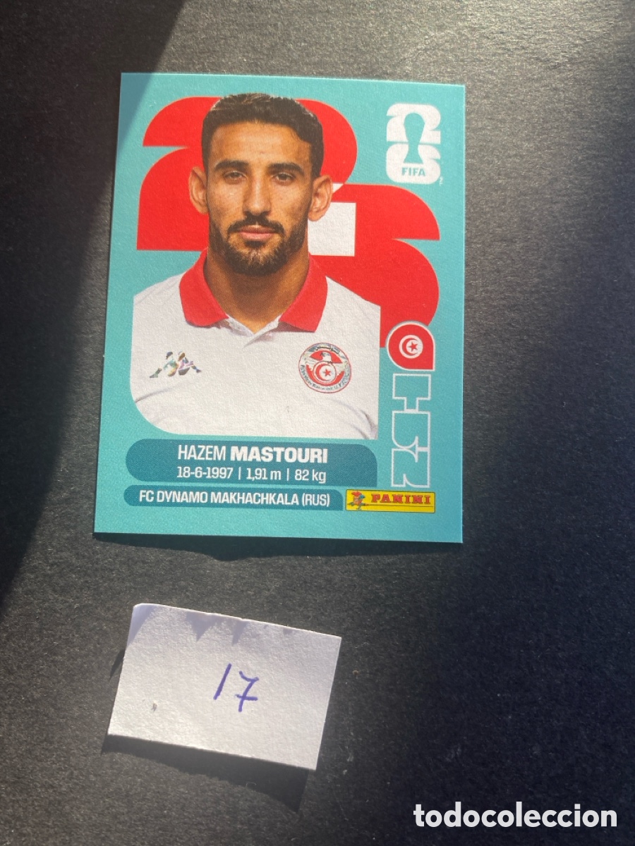 Cromos de F&uacute;tbol: Cromo Tunez Mundial 2026 N* 17 nuevo