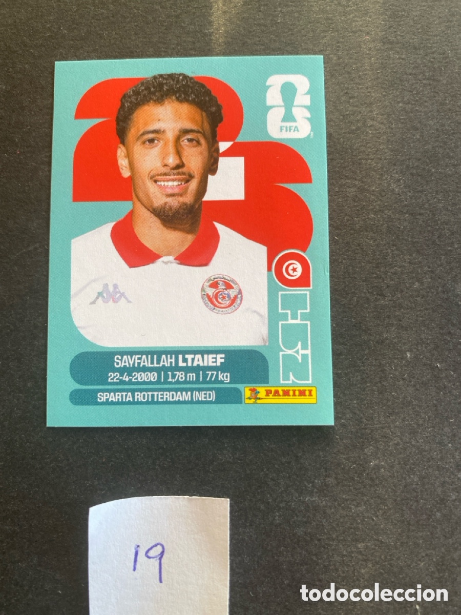 Cromos de F&uacute;tbol: Cromo Tunez Mundial 2026 N* 19 nuevo