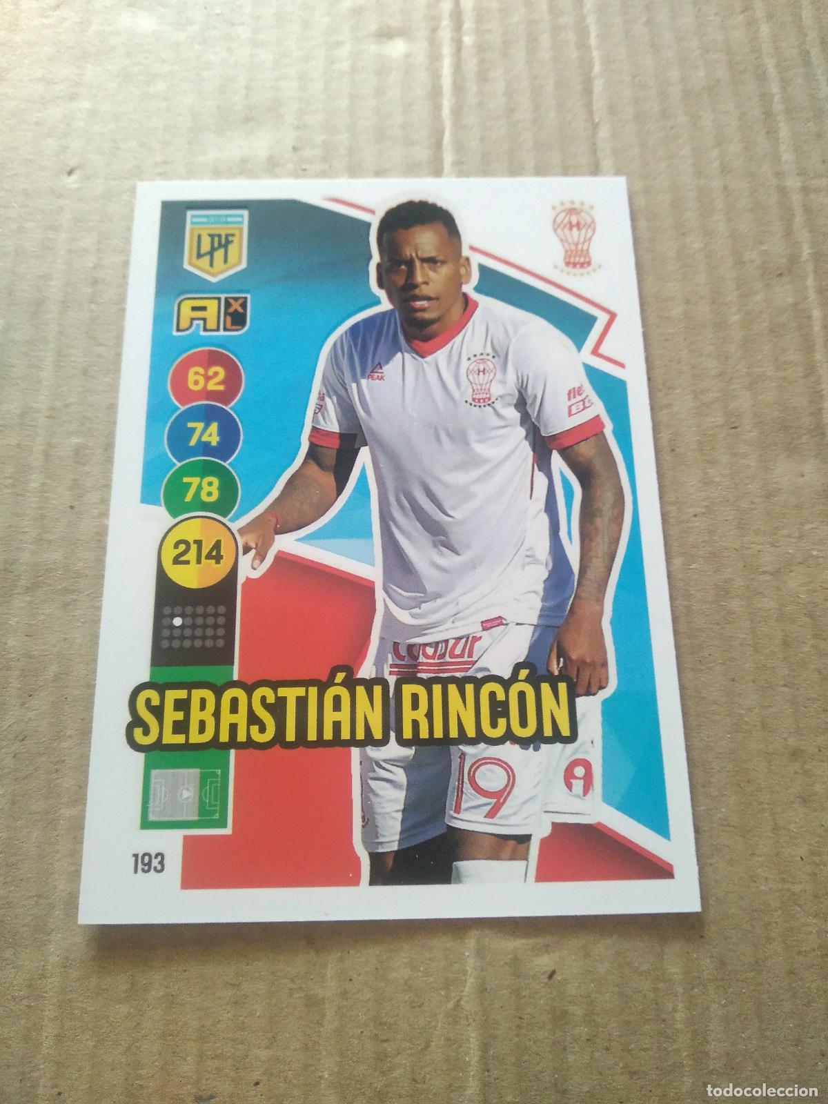 Cromos de F&uacute;tbol: 193 SEBASTIAN RINCON HURACAN CROMO FUTBOL ARGENTINO PANINI LIGA ARGENTINA 2021 ADRENALYN