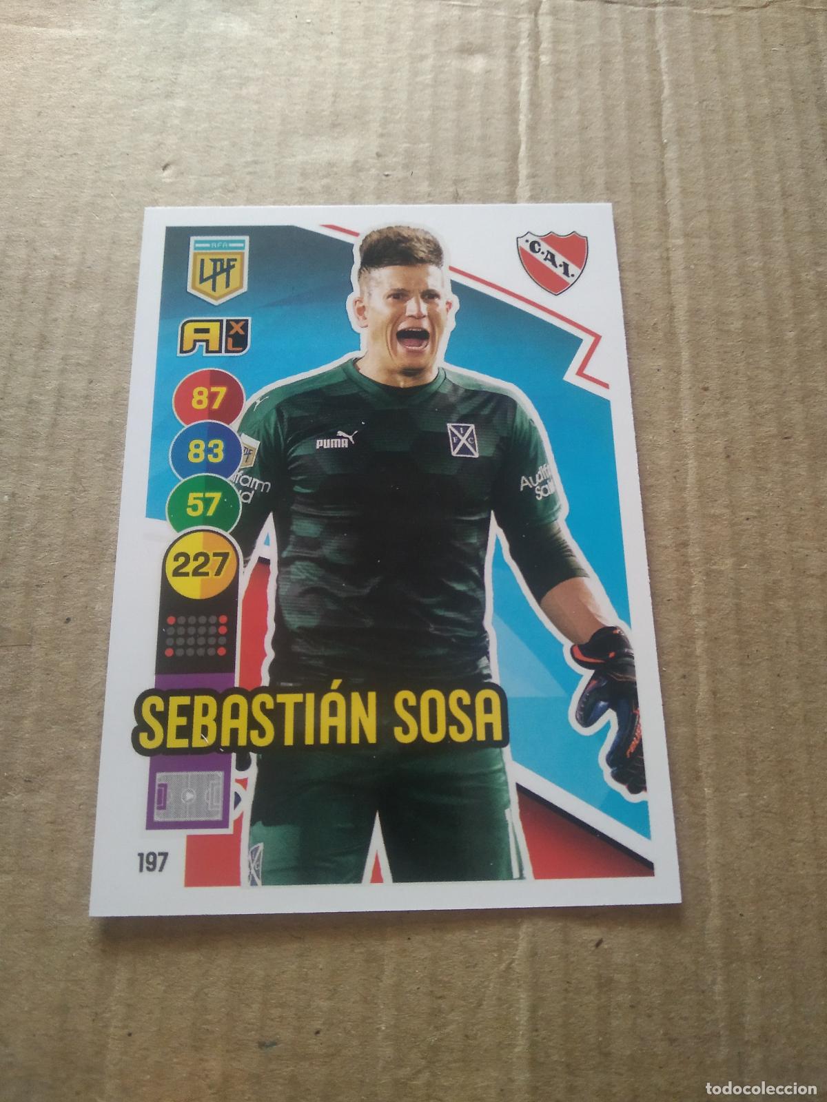 Cromos de F&uacute;tbol: 197 SEBASTIAN SOSA INDEPENDIENTE CROMO FUTBOL ARGENTINO PANINI LIGA ARGENTINA 2021 ADRENALYN