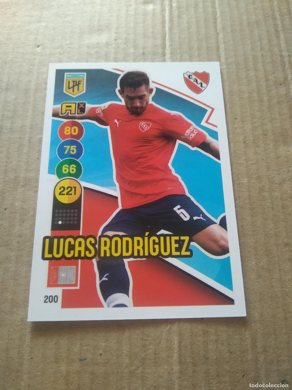 Cromos de F&uacute;tbol: 200 LUCAS RODRIGUEZ INDEPENDIENTE CROMO FUTBOL ARGENTINO PANINI LIGA ARGENTINA 2021 ADRENALYN