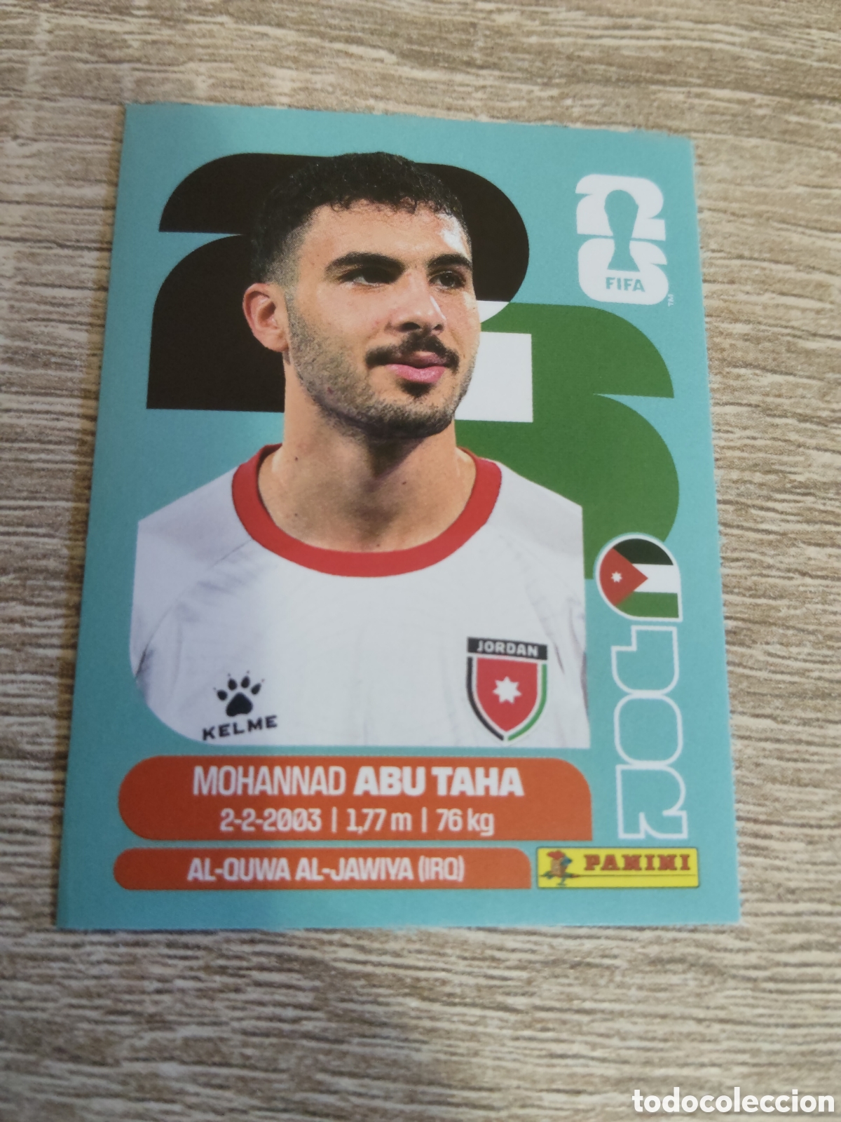 Cromos de F&uacute;tbol: Panini mundial 2026 JOR 12 Mohannad Abu Taha Jordania