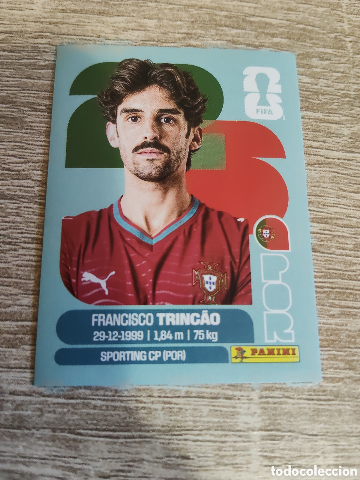 Cromos de F&uacute;tbol: Panini mundial 2026 POR 16 Francisco Trincao Portugal