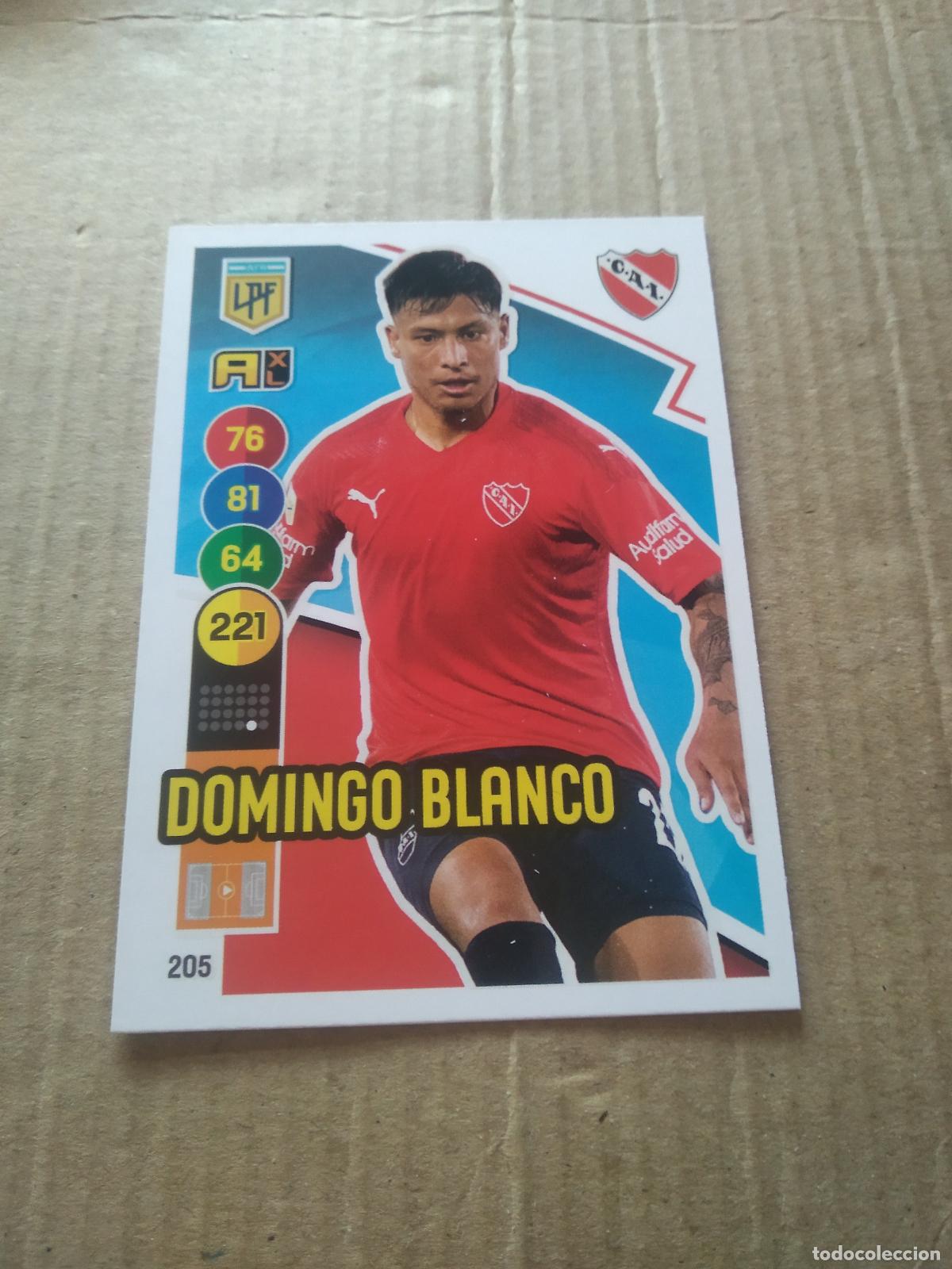 Cromos de F&uacute;tbol: 205 domingo blanco INDEPENDIENTE CROMO FUTBOL ARGENTINO PANINI LIGA ARGENTINA 2021 ADRENALYN